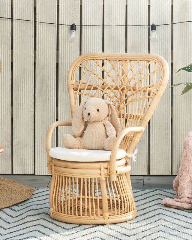 Krzesło dziecięce Temeni Rattan Naturalny 1 szt.