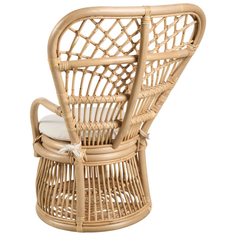 Krzesło dziecięce Temeni Rattan Naturalny 1 szt.