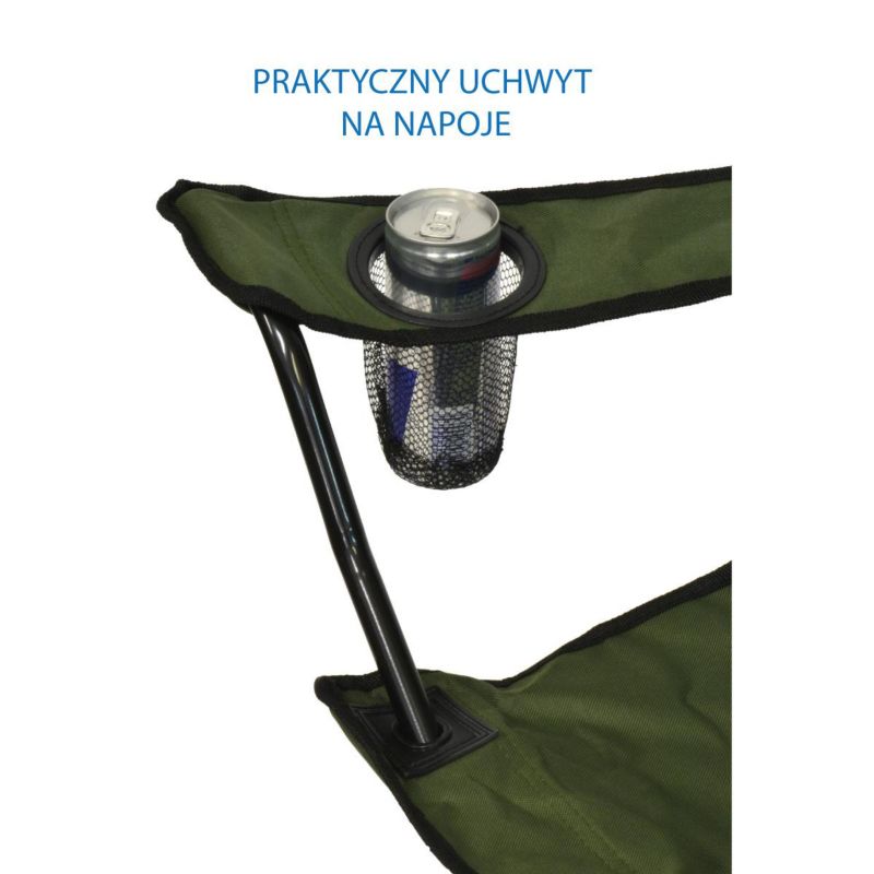 Krzesło Enero Camp turystyczne składane 50X50X80cm zielone 1szt