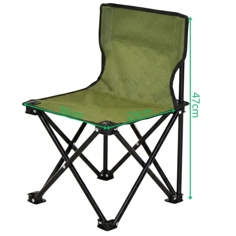 Krzesło Enero Camp  turystyczne składane zielone 30X30X25/47cm 1szt
