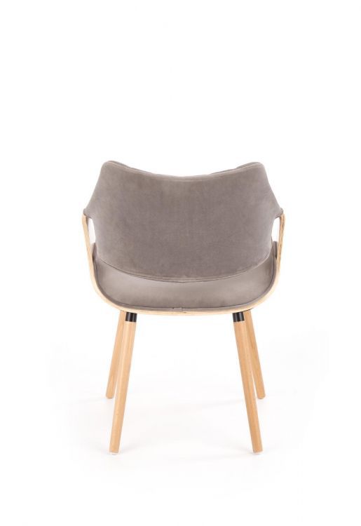 Krzesło Halmar K396 VELVET szare 1 szt