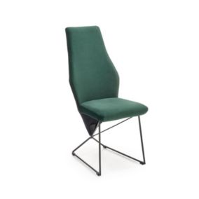 Krzesło Halmar K485 VELVET ciemnozielone 1 szt