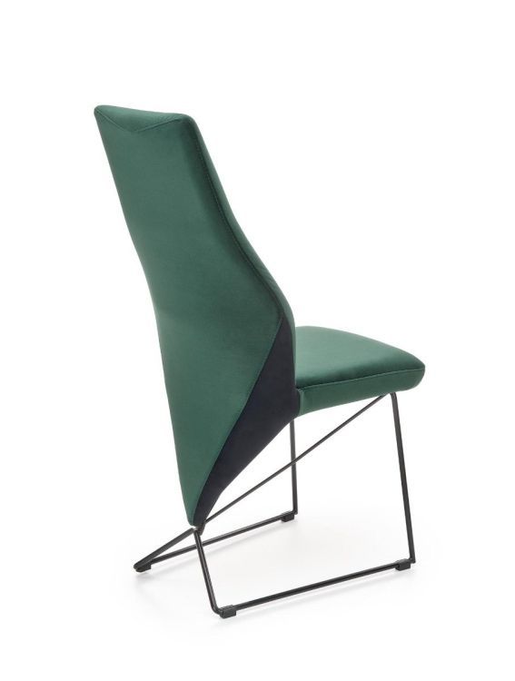 Krzesło Halmar K485 VELVET ciemnozielone 1 szt