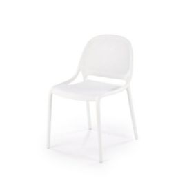 Krzesło Halmar K532 białe z tworzywa PVC 1 szt