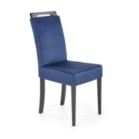 Krzesło Halmar tapicerowane CLARION 2 VELVET granatowe 1 szt