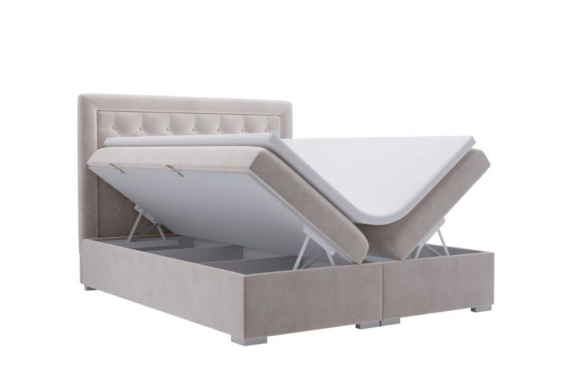 Krzesło Halmar tapicerowane K417 VELVET musztardowe 1 szt