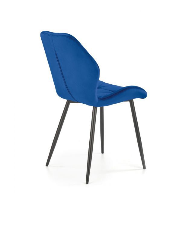 Krzesło Halmar tapicerowane K453 VELVET granatowe 1 szt