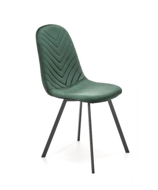 Krzesło Halmar tapicerowane K462 VELVET zielone 1 szt