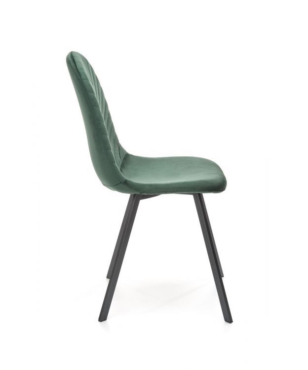 Krzesło Halmar tapicerowane K462 VELVET zielone 1 szt