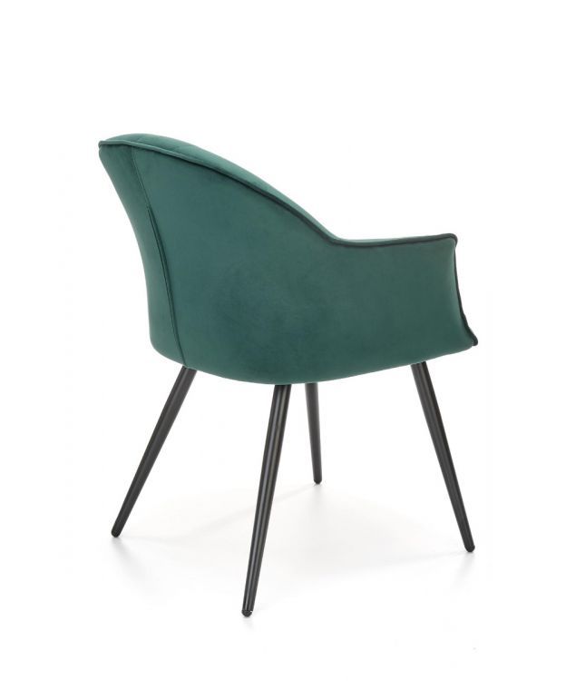 Krzesło Halmar tapicerowane K468 VELVET zielone 1 szt