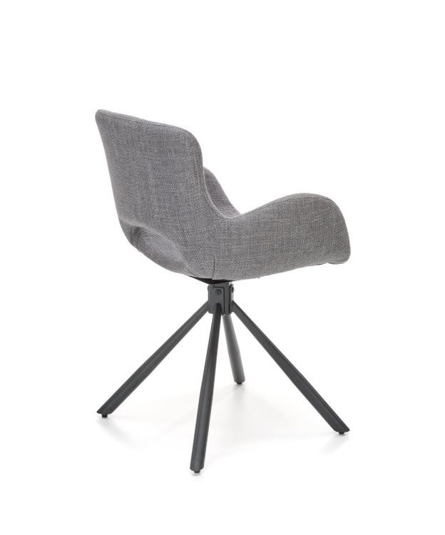 Krzesło Halmar tapicerowane K475 szare 1 szt