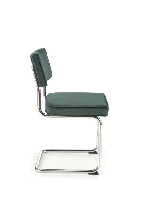 Krzesło Halmar tapicerowane K510 VELVET zielone 1 szt
