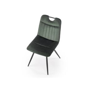 Krzesło Halmar tapicerowane K521 VELVET zielone 1 szt
