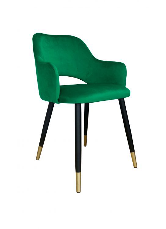 Krzesło NAPO VELVET GOLD zielone ATOS 1 szt.