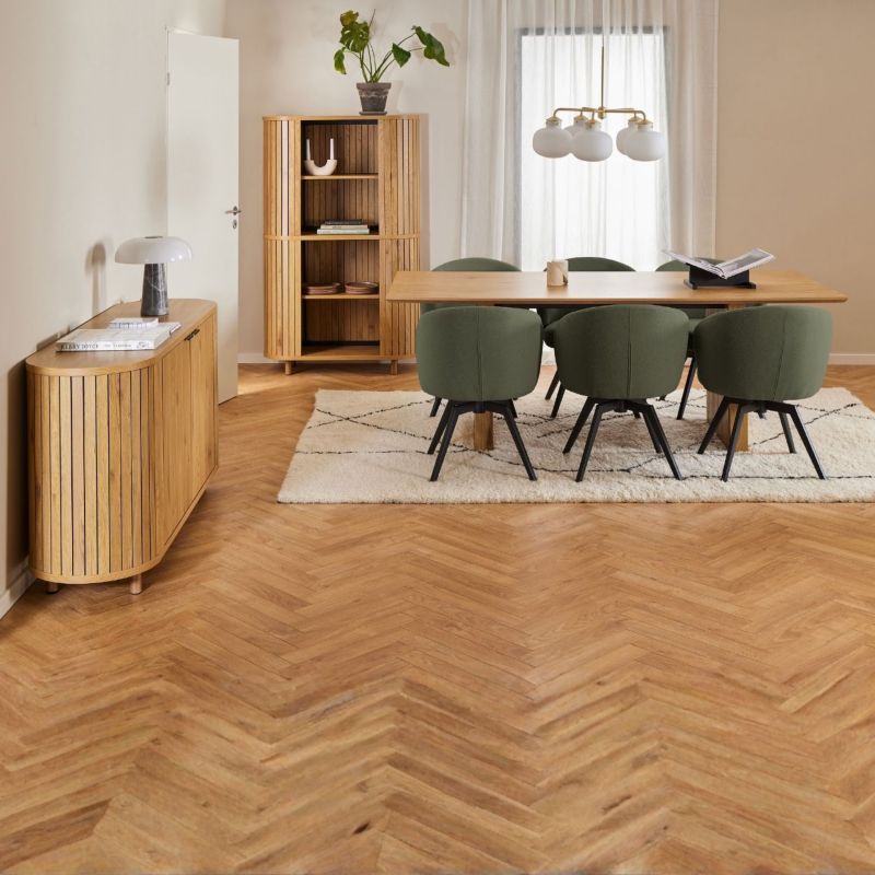 Krzesło obrotowe do jadalni Darlene Actona zielone 58,5x60x80 cm 1 szt.