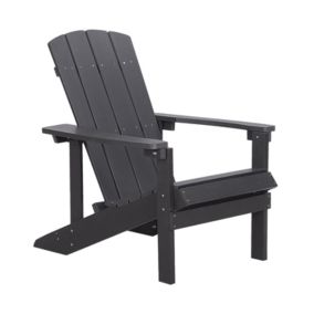 Krzesło ogrodowe Adirondack Ciemnoszary 1 szt.