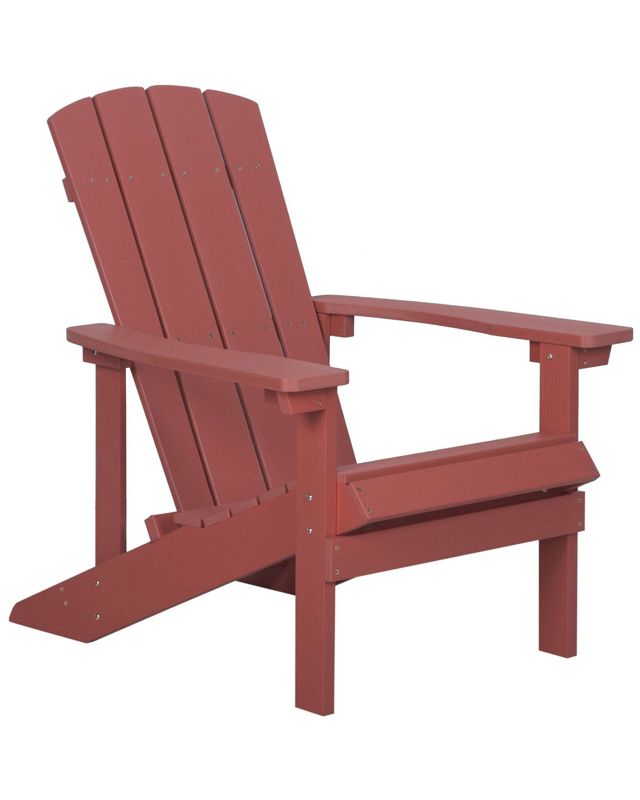 Krzesło ogrodowe Adirondack Czerwony 1 szt.