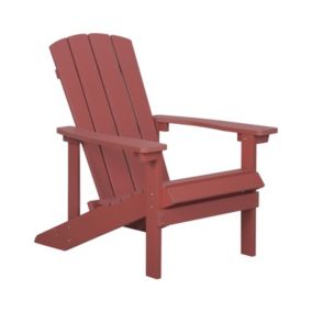 Krzesło ogrodowe Adirondack Czerwony 1 szt.