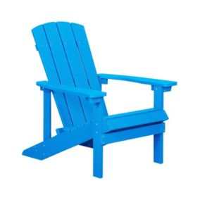 Krzesło ogrodowe Adirondack Niebieski 1 szt.