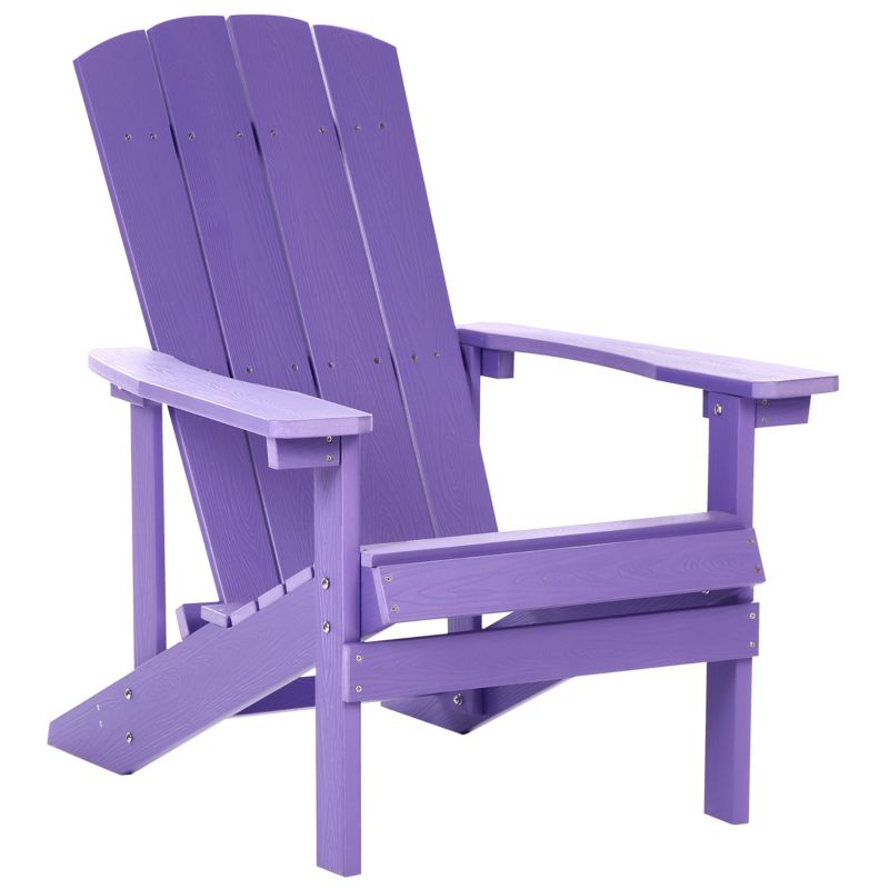 Krzesło ogrodowe Adirondack Purpurowy 1 szt.