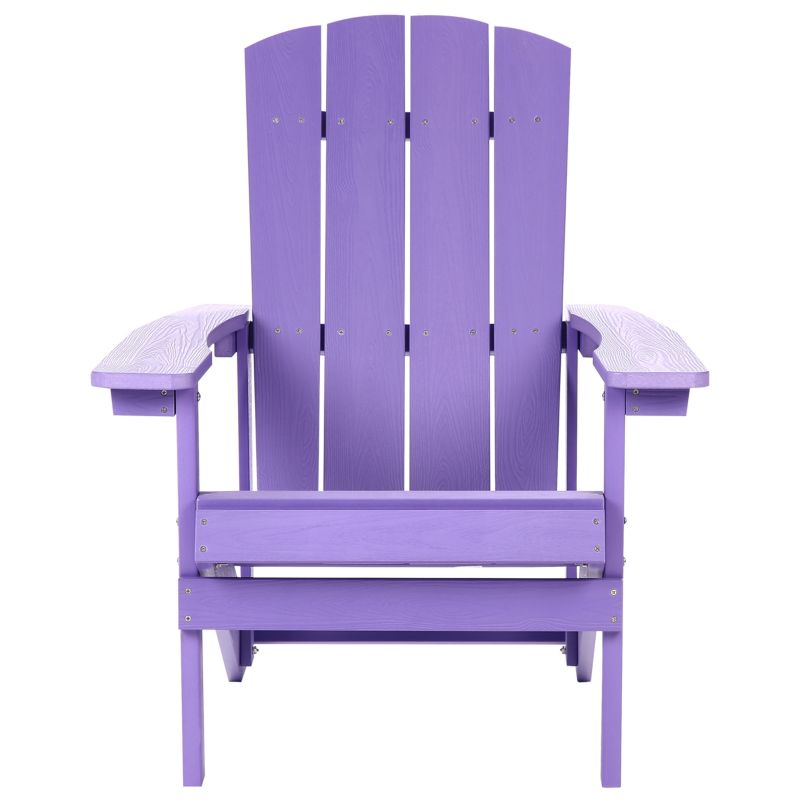 Krzesło ogrodowe Adirondack Purpurowy 1 szt.