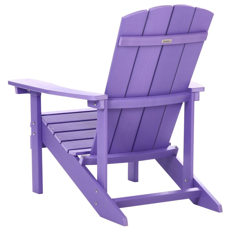 Krzesło ogrodowe Adirondack Purpurowy 1 szt.