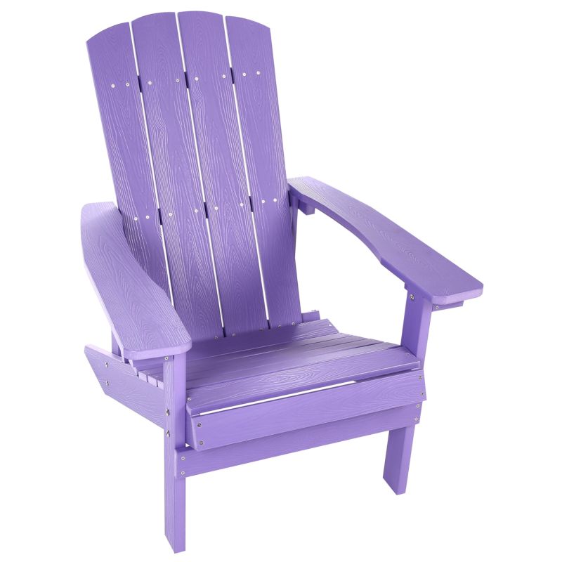 Krzesło ogrodowe Adirondack Purpurowy 1 szt.