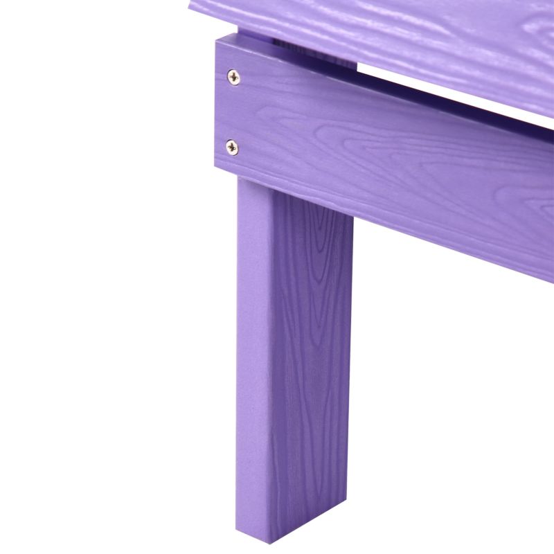 Krzesło ogrodowe Adirondack Purpurowy 1 szt.