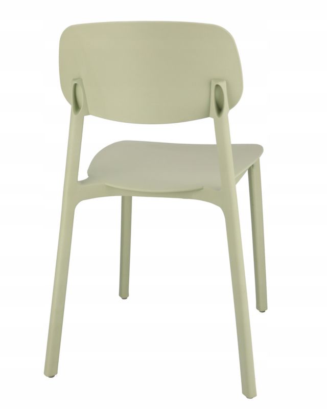 Krzesło ogrodowe JUMI plastikowe 79x40 cm szałwiowe wygodne 1 szt.