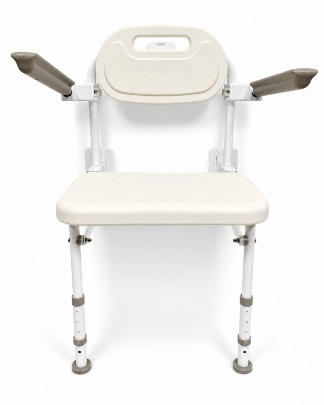 Krzesło pod natrysk Domotechnika ANCONA regulowana wysokość nośność 220 kg 1szt.