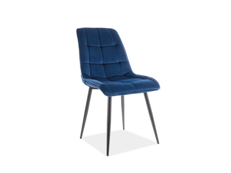 Krzesło Signal CHIC VELVET granatowe 1 szt