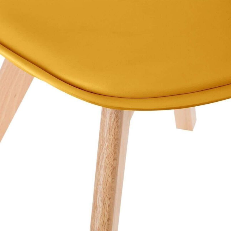 Krzesło tapicerowane Baya Atmosphera żółte 81 cm 1 szt.