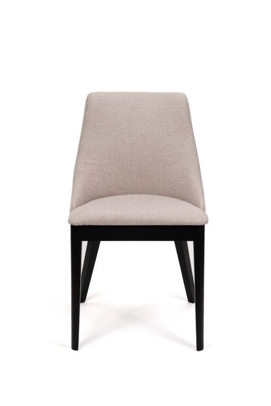 Chairline CARO 1 čalouněná židle, béžová látka Megan 353, černé nohy, 1 ks.