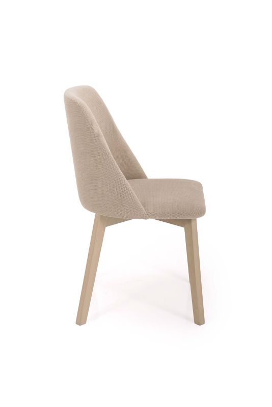Chairline COLIN 1 čalouněná židle, béžový dub sonoma, nohy, 1 ks.