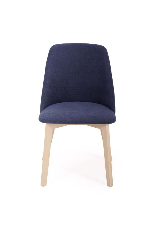 Chairline COLIN 1 čalouněná židle, tmavě modrá dub Sonoma, nohy, 1 ks.