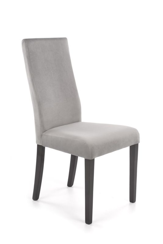 Chairline DIEGO 1 čalouněná židle, šedá látka Dream 26, černé nohy, 1 ks.