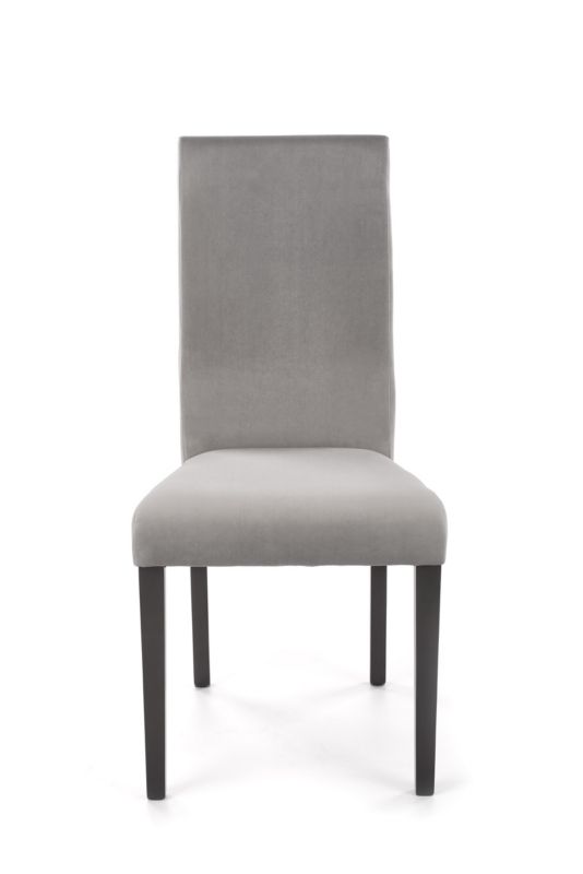 Chairline DIEGO 1 čalouněná židle, šedá látka Dream 26, černé nohy, 1 ks.