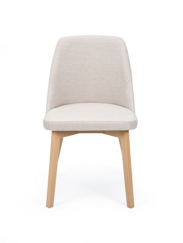 Chairline FLAVIO 1 čalouněná židle, béžová látka Inari, 22 nohou dub sonoma, 1 ks.