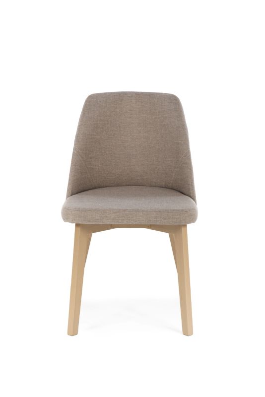 Chairline FLAVIO 1 čalouněná židle, béžová látka Inari, 26 nohou z dubu artisan, 1 ks.