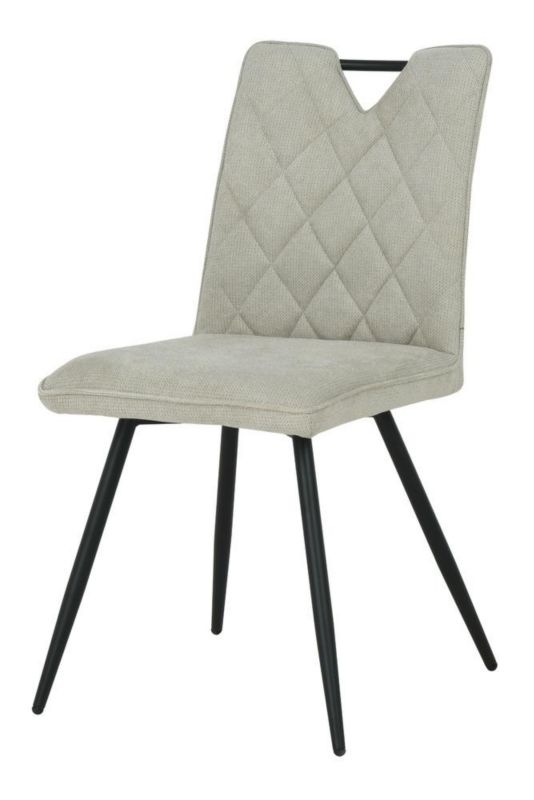 Krzesło tapicerowane DALIA HowHomely beżowe 86 cm 1 szt.