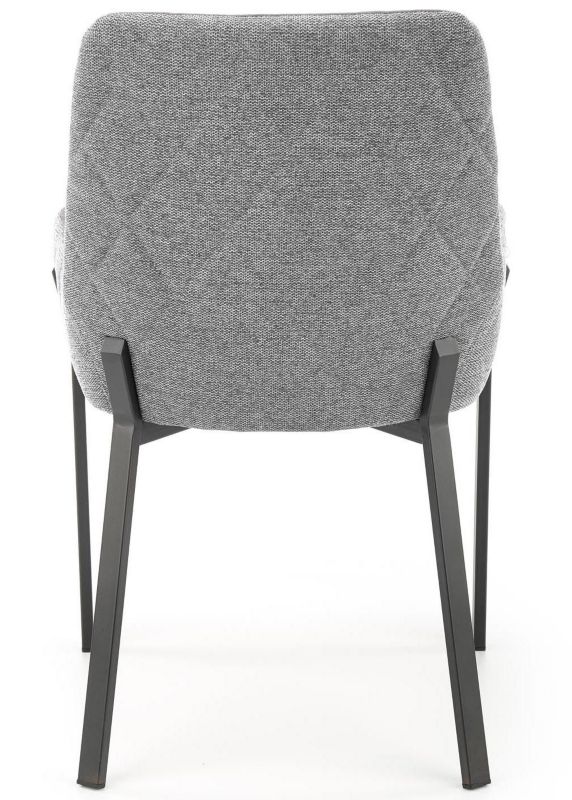 Krzesło tapicerowane Halmar K-439 ciemny popiel tkanina stal 55x54x86 cm 1 szt.