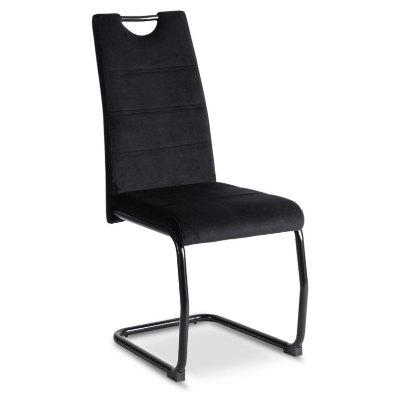 Lopez Black Furniture Elite Čalouněná židle na lyžinách do obývacího pokoje Jídelna 1 ks.