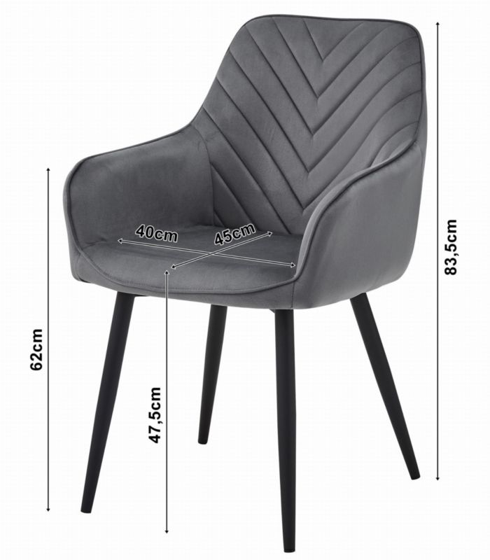 Songmics čalouněné křeslo do obývacího pokoje, jídelny, kuchyně, tmavě modrý samet, 1 ks.