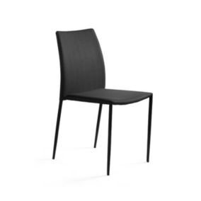 Krzesło Unique DESIGN czarne tkanina 1 szt