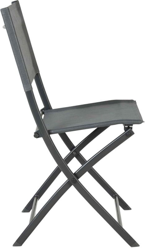 Krzesło GoodHome Saba szare