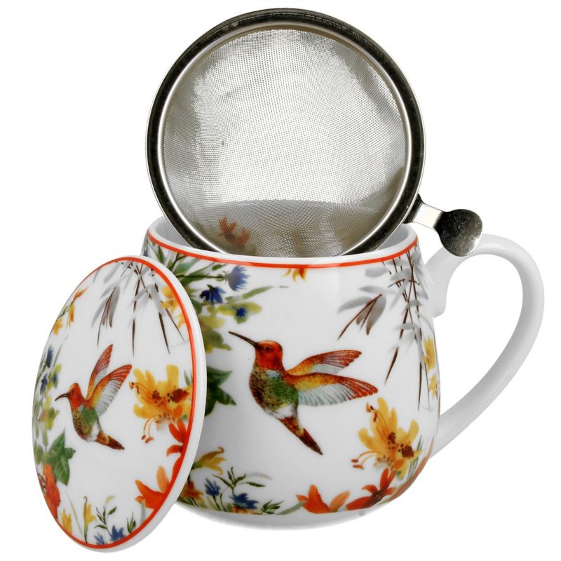 Kubek Baryłka Linnea DUO porcelanowy z zaparzaczem 430 ml 1 szt.