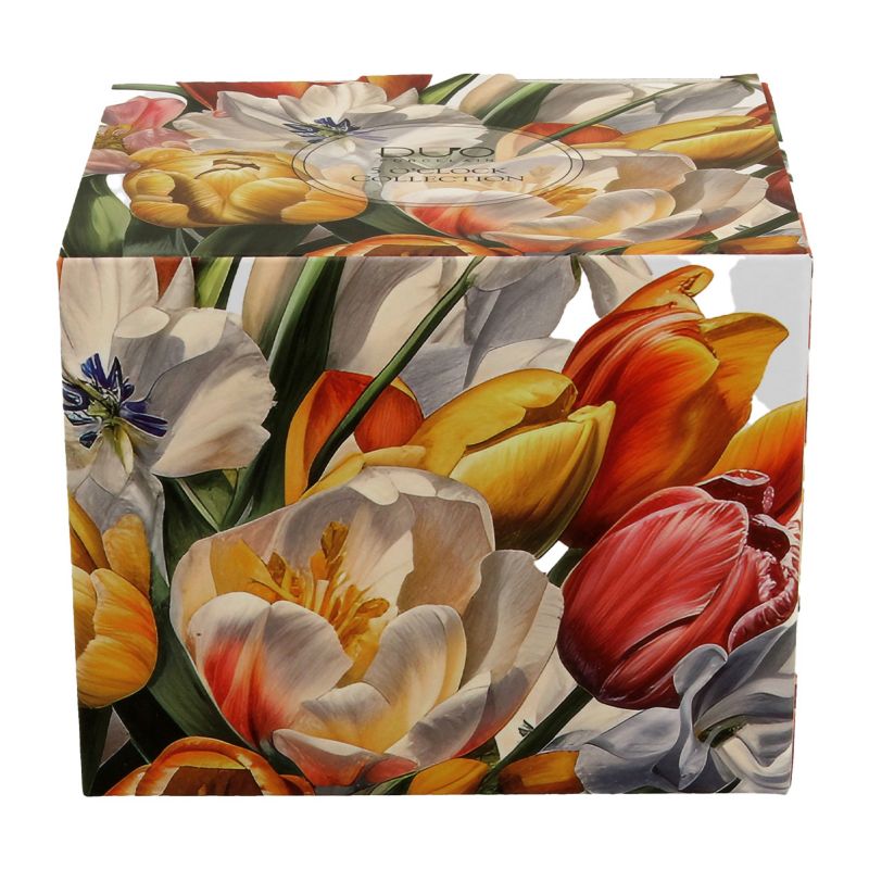 Kubek Baryłka Tulipany DUO porcelanowy w kwiaty 430 ml 1 szt.