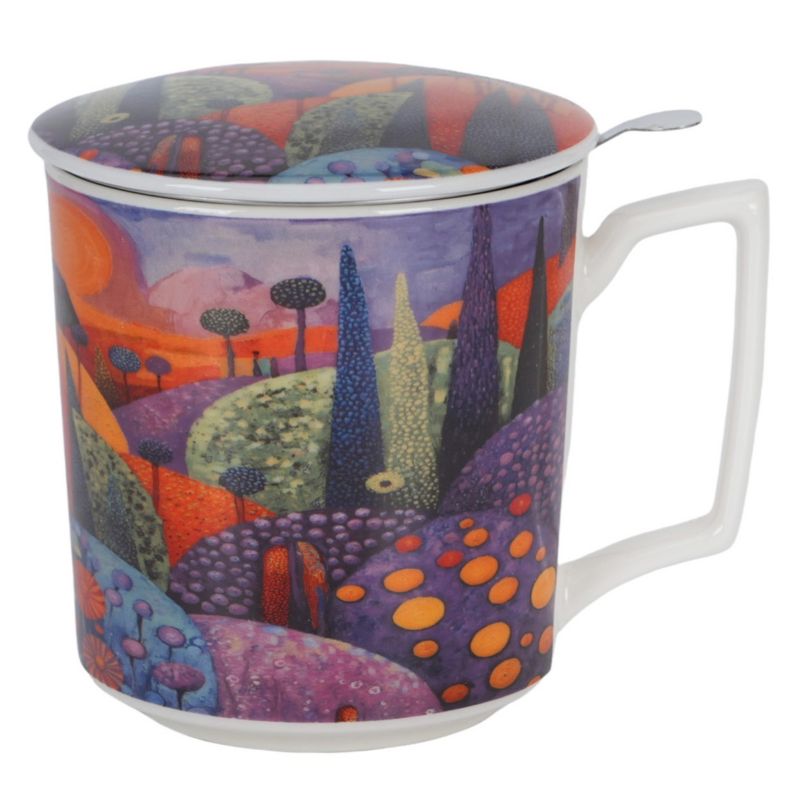 Kubek Bubbly Hills DUO porcelanowy z zaparzaczem 450 ml 1 szt.