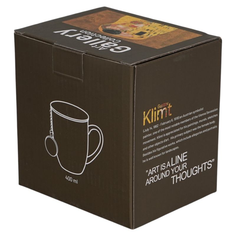 Kubek Gustav Klimt Duo 400ml na stopce z zaparzaczem 1 szt.