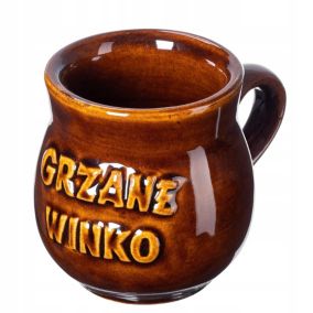 Kubek KADAX Do Grzańca Wina 250ml Kamionka Brązowy 1 szt.